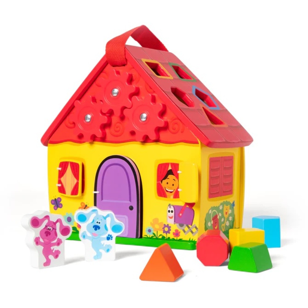 Melissa & Doug Blue's Clues & You! Wooden Take-Along House - Picture 2 of 14
